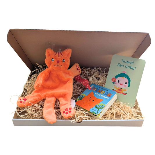 Dikkie Dik - Brievenbus Kraamcadeau met knuffel en boek